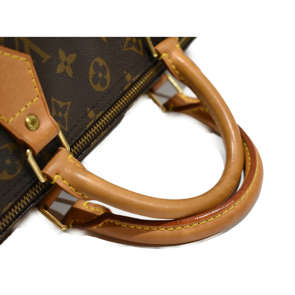 LOUIS VUITTON Speedy Monogram Canvas Bag Handbag Very - Picture 5 of 9